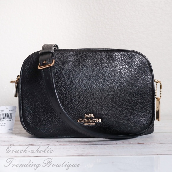 Coach Bags Nwt Coach Leather Jes Crossbody Camera Bag Black Poshmark